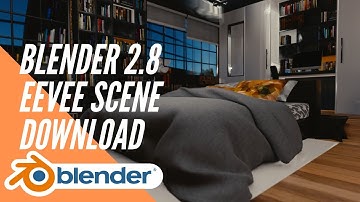 Blender 2.8 EEVEE scene demo + blend file download link