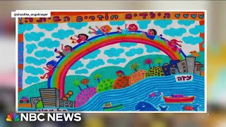 Israeli artist creates postcards as symbol of hope