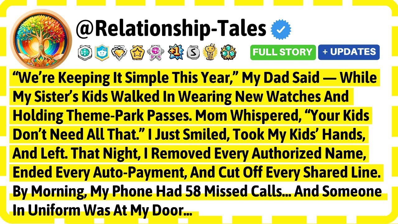 «В этом году мы будем придерживаться простых правил», — сказал мой папа, пока дети моей сестры шли.