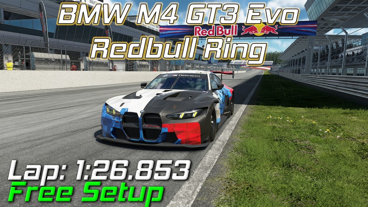 BMW M4 GT3 Evo - Redbull Ring - Hotlap + Setup - Assetto Corsa Evo V0.4