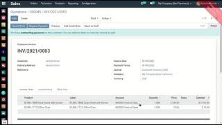 Odoo Partial Refund delivery and invoice