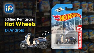 BIKIN HOT WHEELS SENDIRI?🤨 - Editing Blister Hot Wheels di Hp Android | ibis Paint X Tutorial
