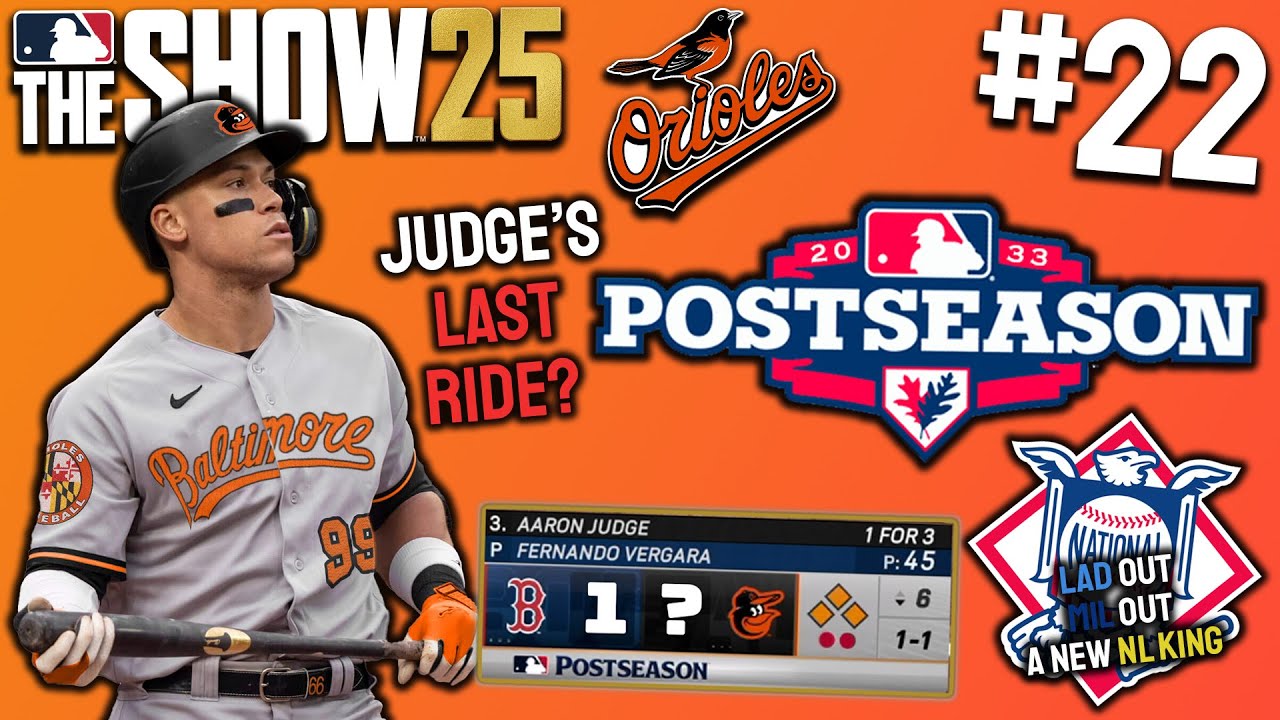 Can We Get Judge a Ring in 2033?? | MLBTS 25 Orioles Franchise - Part 22 (1 - 1 - 26)