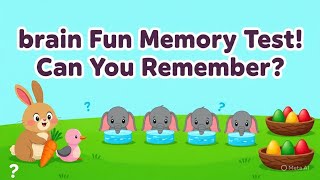 🧠 Fun Memory Test for Kids | Part 1 | Animal Questions & Answers Game 🐰🐘🦆 | Boost Your Brain! Net Worth