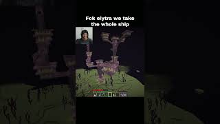 We want the entire End ship 💀 #minecraft #minecraftmemes #minecraftviral #minecraftbrainrot