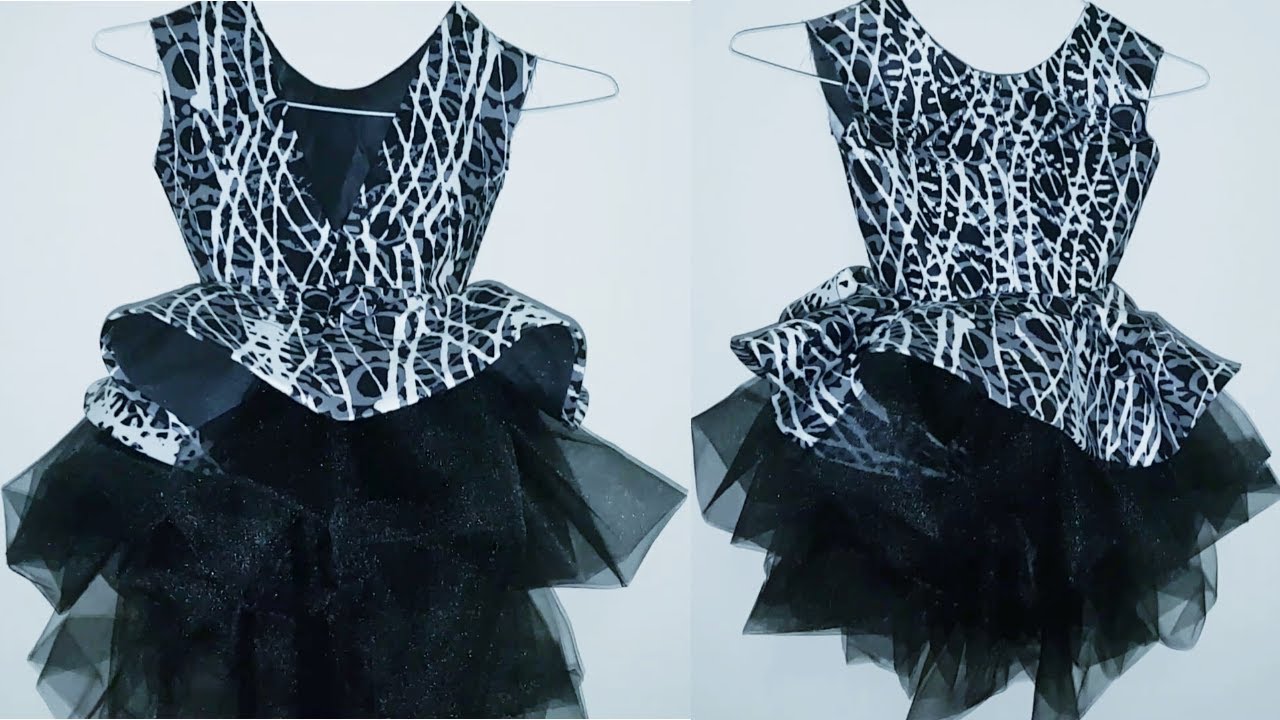layered tulle dress for little girls/pattern and sewing tutorial