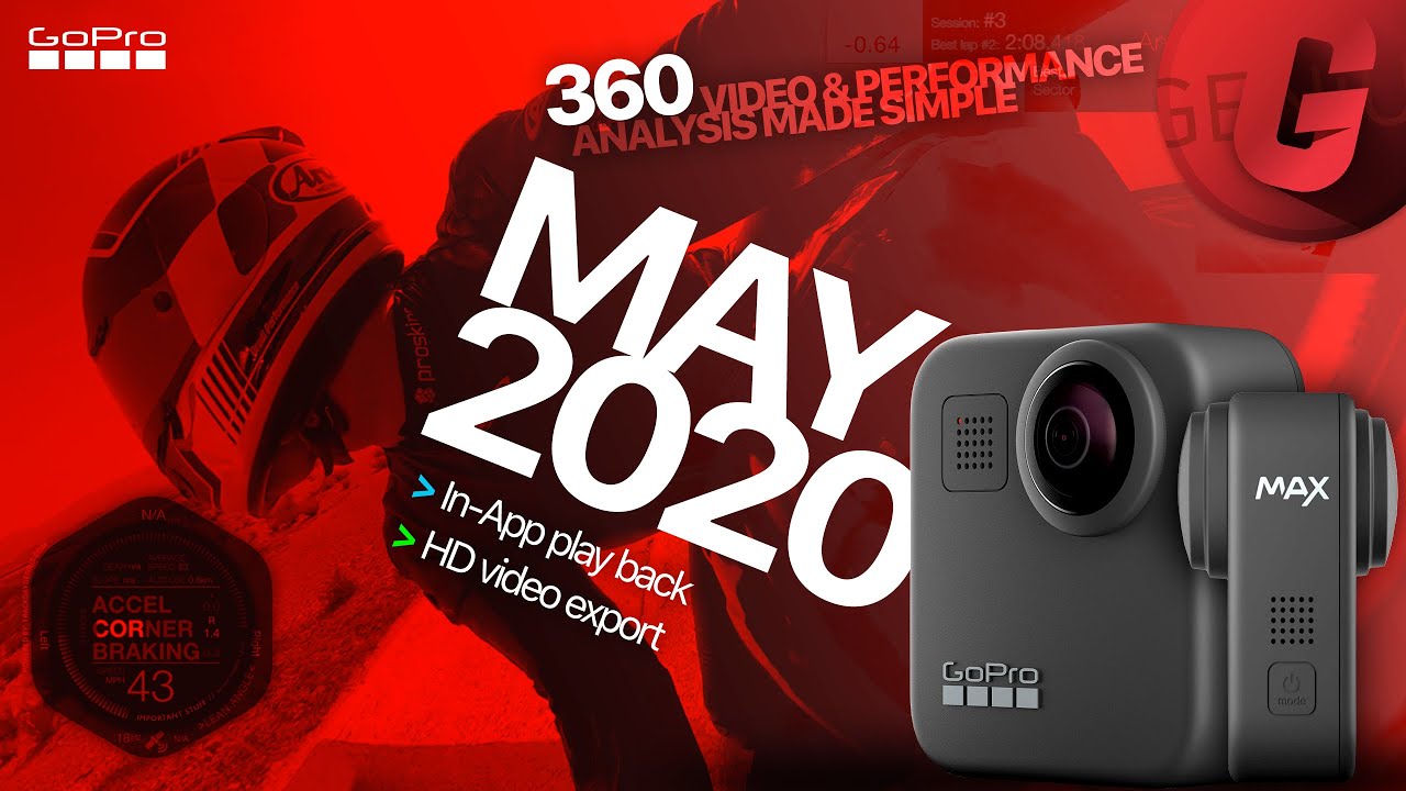 Track Day Genius App - GoPro 360 with telemetry with Reframe + Over-capture