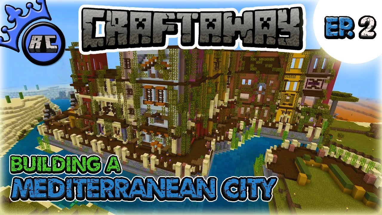 Minecraft: Building a Mediterranean City | Craftaway Bedrock SMP | Ep2 S2 | Let's Play
