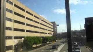 2nd bank of Schindler glass elevators at Metropark Parking Garage, Iselin, NJ day take