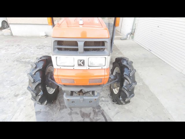 クボタ GL338 33馬力 エアコンキャビン 水田車輪付き - YouTube