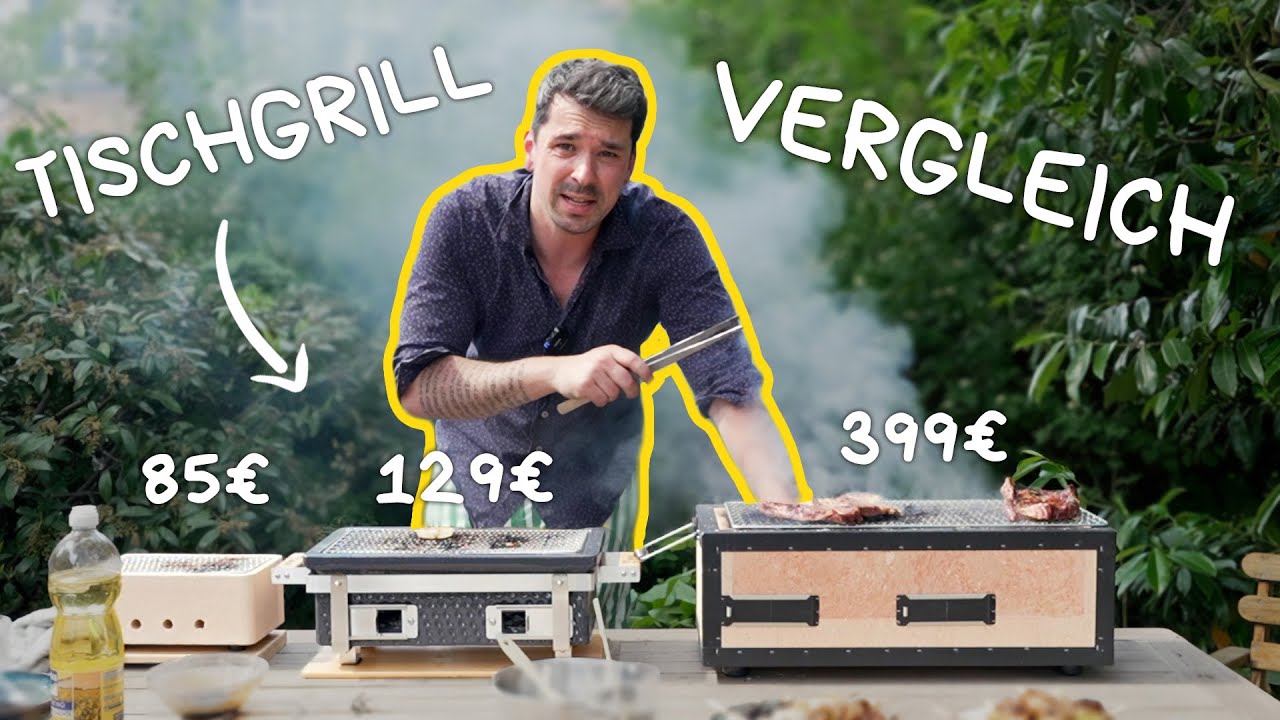 Ich Teste den perfekten Tisch Grill - 3 Grills im Vergleich