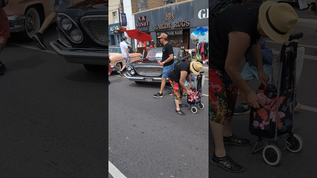 Car show on Eglinton West 40 