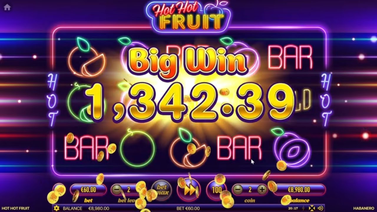 EVERYTHING TURNED INTO 7s! | Hot Hot Fruit Big Win 🍒 - YouTube