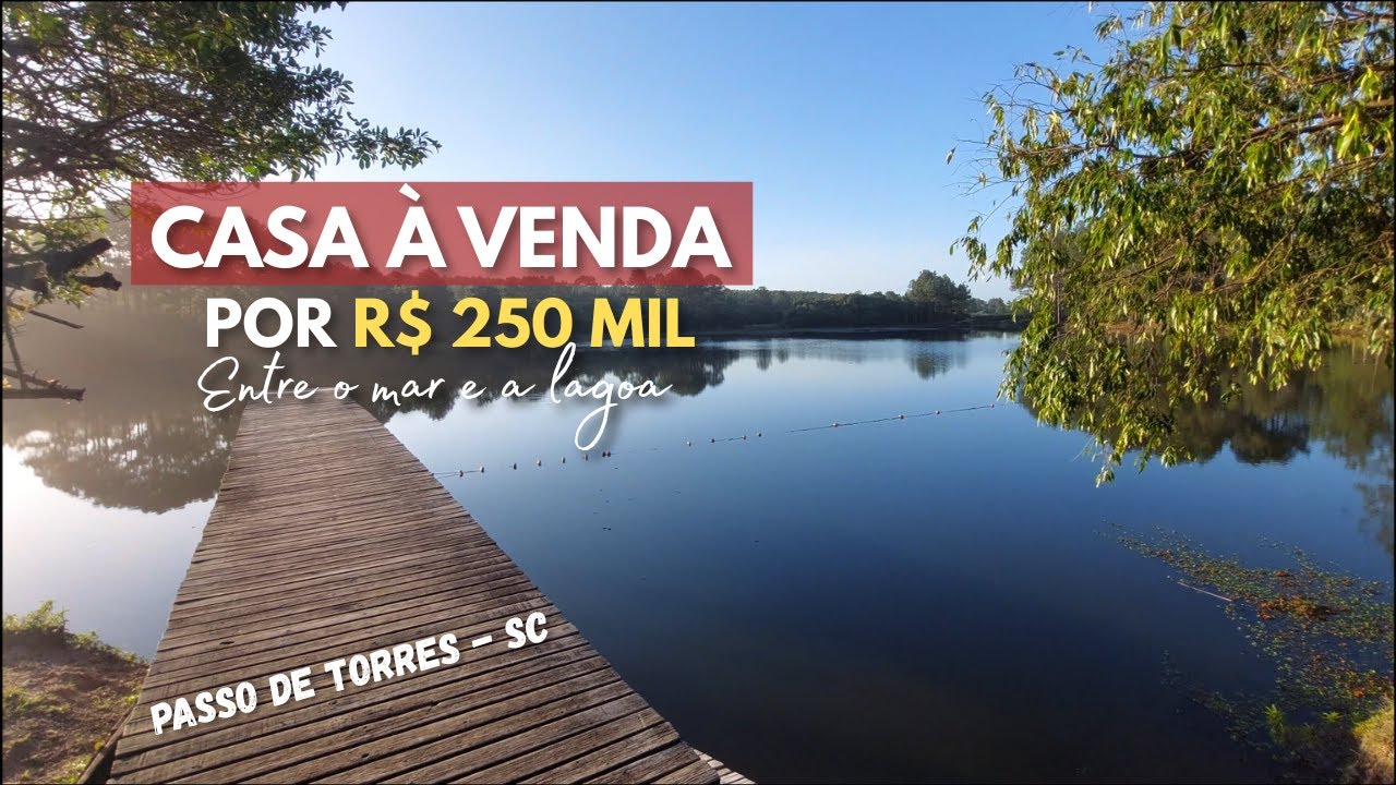 Conheça essa casa à venda em Passo de Torres a 50 metros da praia