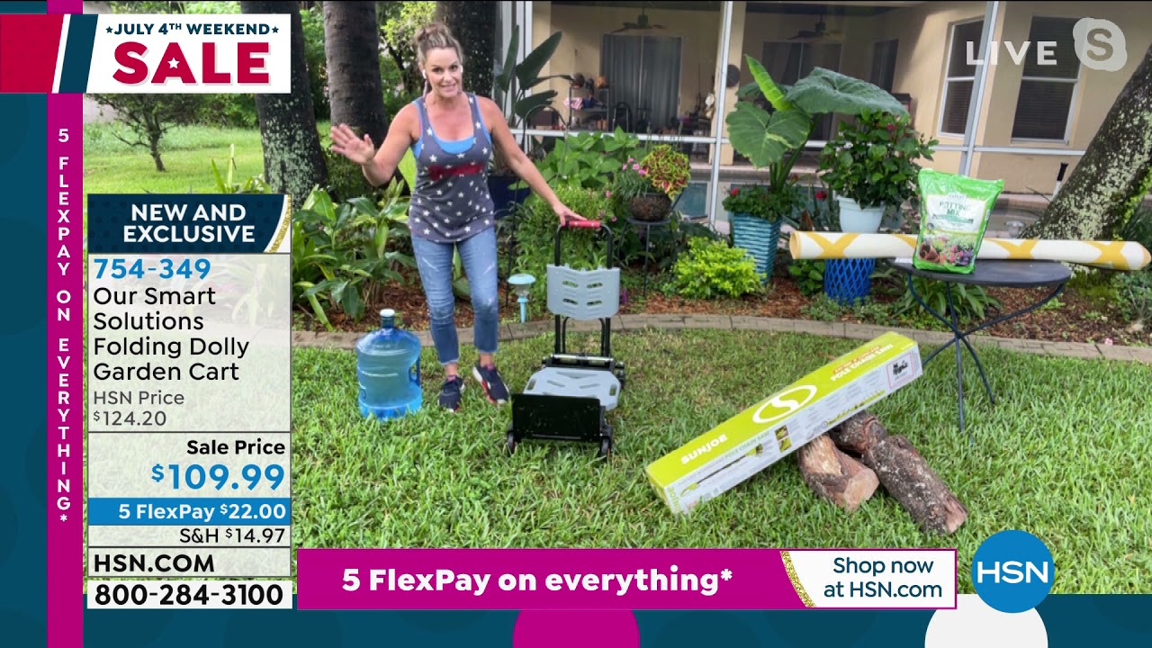 Our Smart Solutions Folding Dolly Garden Cart