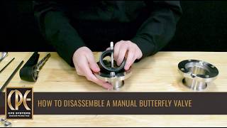 How to Disassemble a Manual Butterfly Valve?