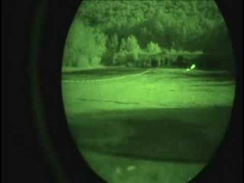 Shooting with PVS-14 Silenced Sniper M4s night vision