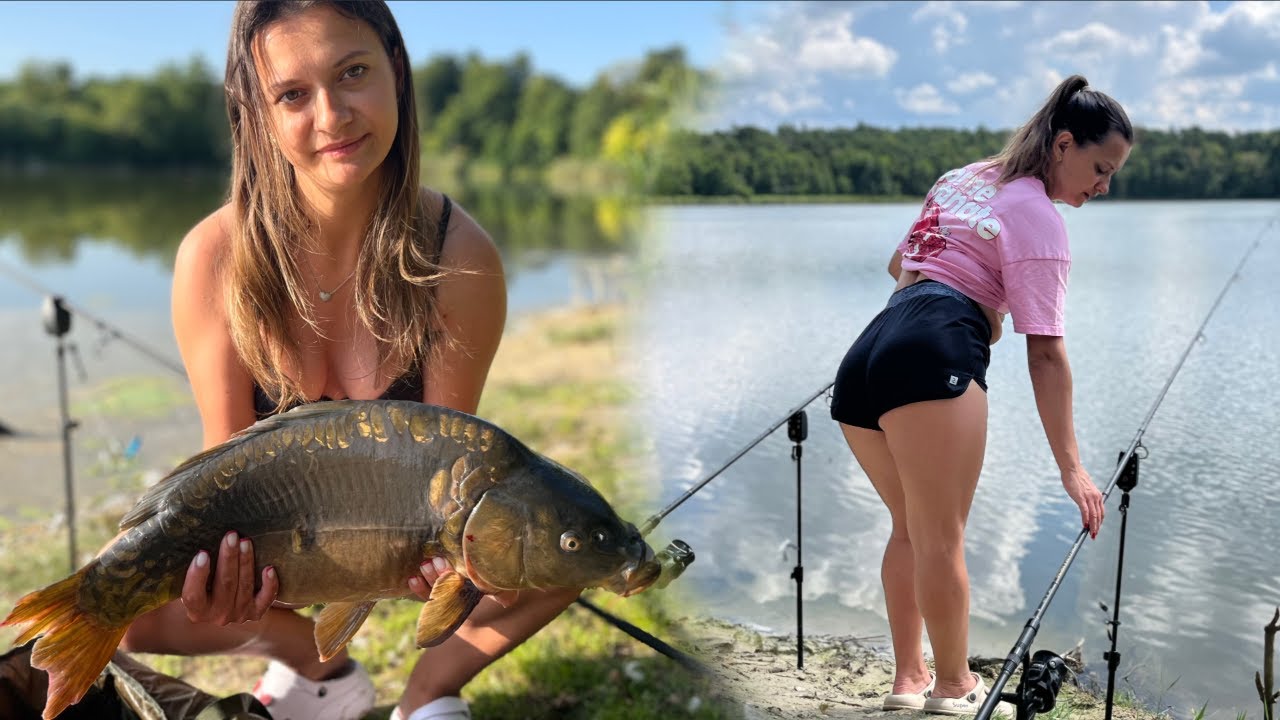 Carp Fishing Compilations 2025🎣🔥Girl Fishing Trophy Fish🎣