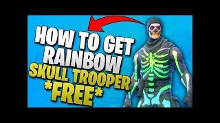 How To Get Rainbow Skull Trooper Pc Tutorial Working 2019