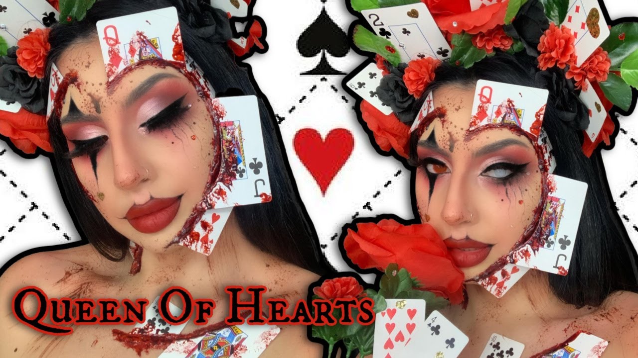 QUEEN OF HEARTS ❤️| Halloween Makeup