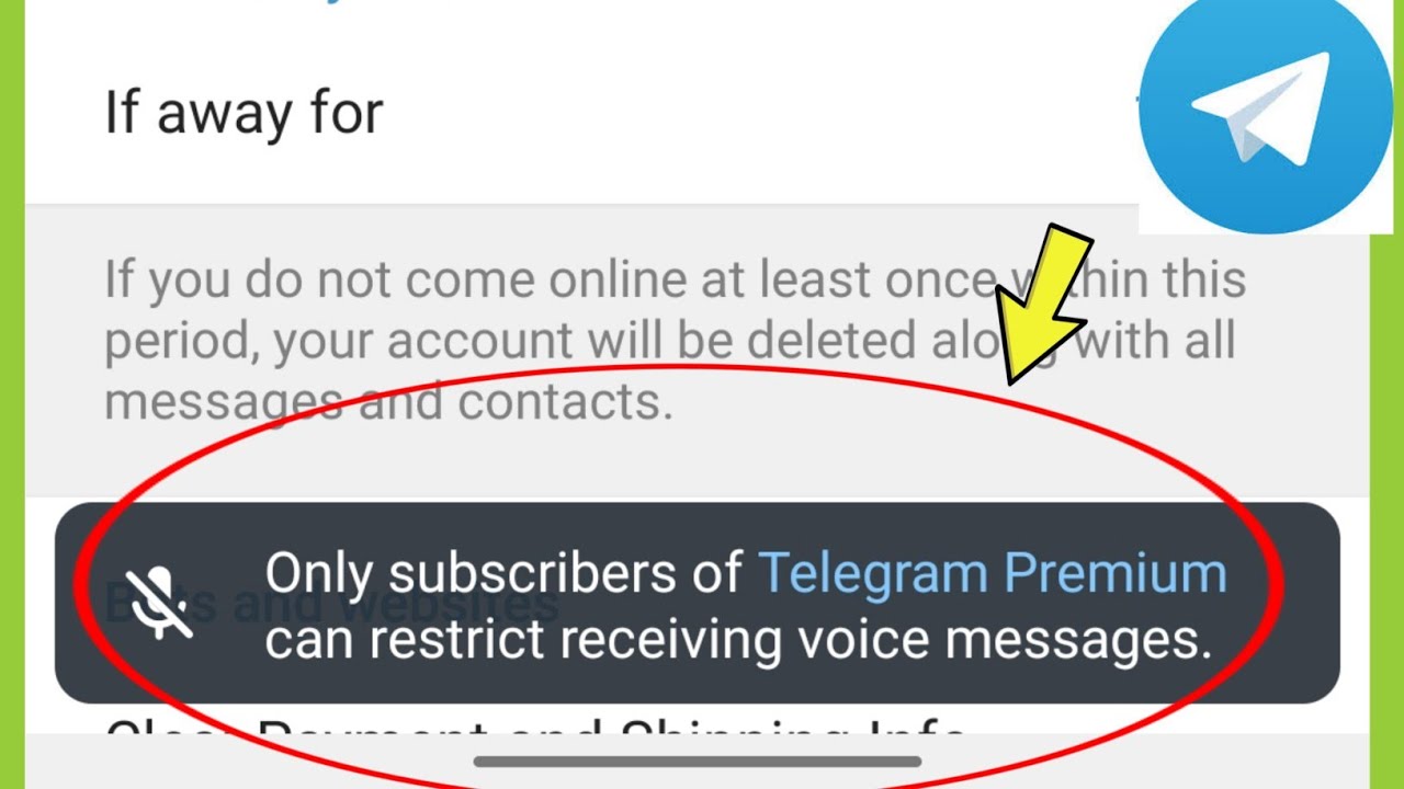 Only Subscribers Of Telegram Premiumcan Restrict Receiving Voice only-subscribers-of-telegram-premiumcan-restrict-receiving-voice