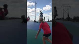 Bouncy trampoline 2016 harvest corn maze