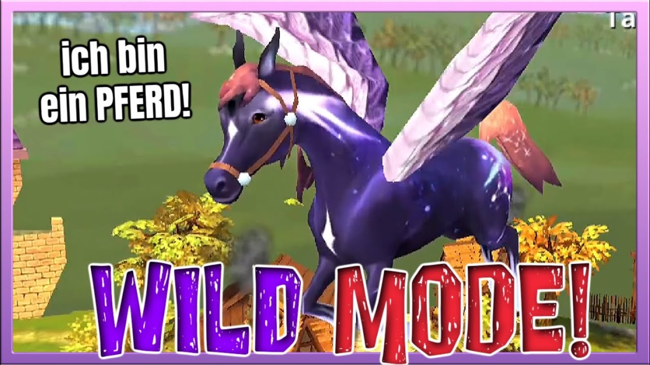 Oha! Ich BIN ein PFERD 😱➡️🦄 wir schalten den WILD MODE frei ✅ Horse Riding Tales