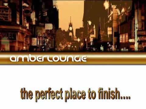 Flat screen advert, website plug, social media advert - amber lounge, Chester restaurant and bar.