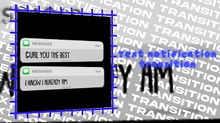 text message transition | alight motion tutorials