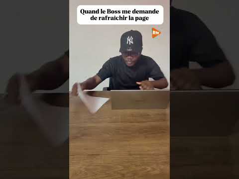 Depuis tout à l'heure, le Boss est fâché. Je ne sais pas pourquoi #drole #bureau #civ