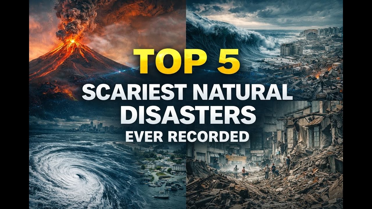 Top 5 Scariest Natural Disasters Ever Recorded | Nature’s Deadliest Events