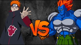 Pain (6Path) VS Super Android 13 (Dragonbal Z VS Naruto) Sprite/Pixel Animation Battle