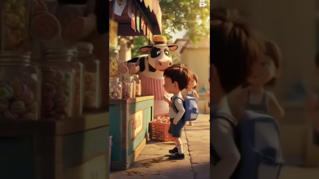Magic Cow Gives Free Lollipop! 🍭🐄✨