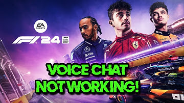 How to FIX GAME VOICE Chat & Mic not Working in F1 24 Fix!