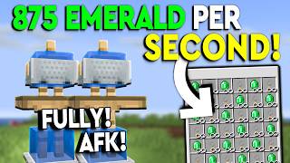 Minecraft BEST EASY Tripwire Hook + Emerald Farm 1.21!