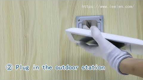 LEELEN Intercom System - E60 Indoor Station Installation