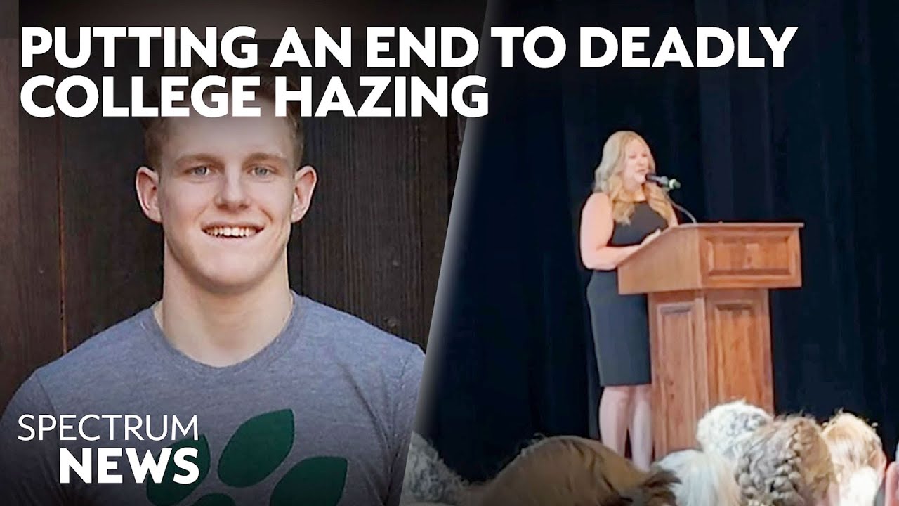 Mother advocates against hazing after son's death | Spectrum News - YouTube