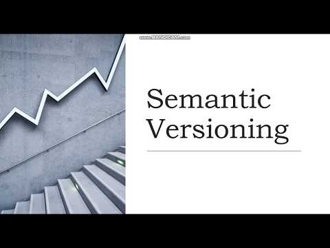 Semantic Versioning