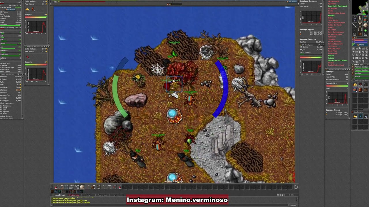 Nova hunt de Elf's - Taleon Online Rookgaard - Servidor SAN