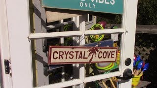 Crystal Cove Historic District cottages  Many movies have been filmed クリスタルコーブ 多くの映画が撮影 米国生活