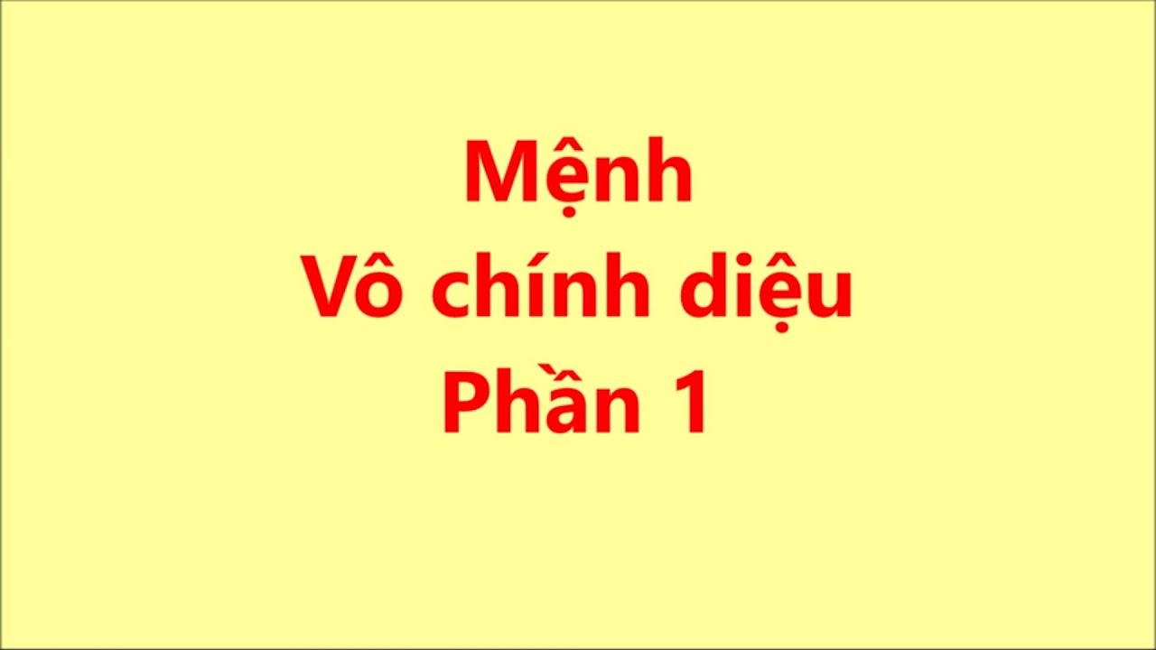 Mệnh vô chính diệu - Phần 1- Tử vi gia Lê Đức - youtube