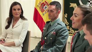 La Reina visita a la Academia de Oficiales de la Guardia Civil