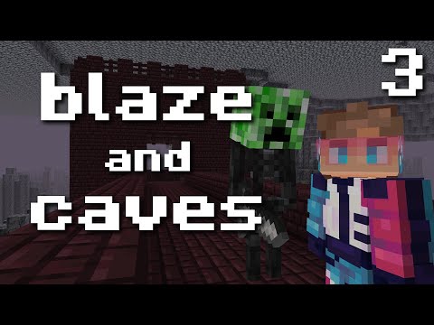 Blaze And Caves 1.21.6 Solo Run Day 3 - Creeper And Wither Skeleton Farms
