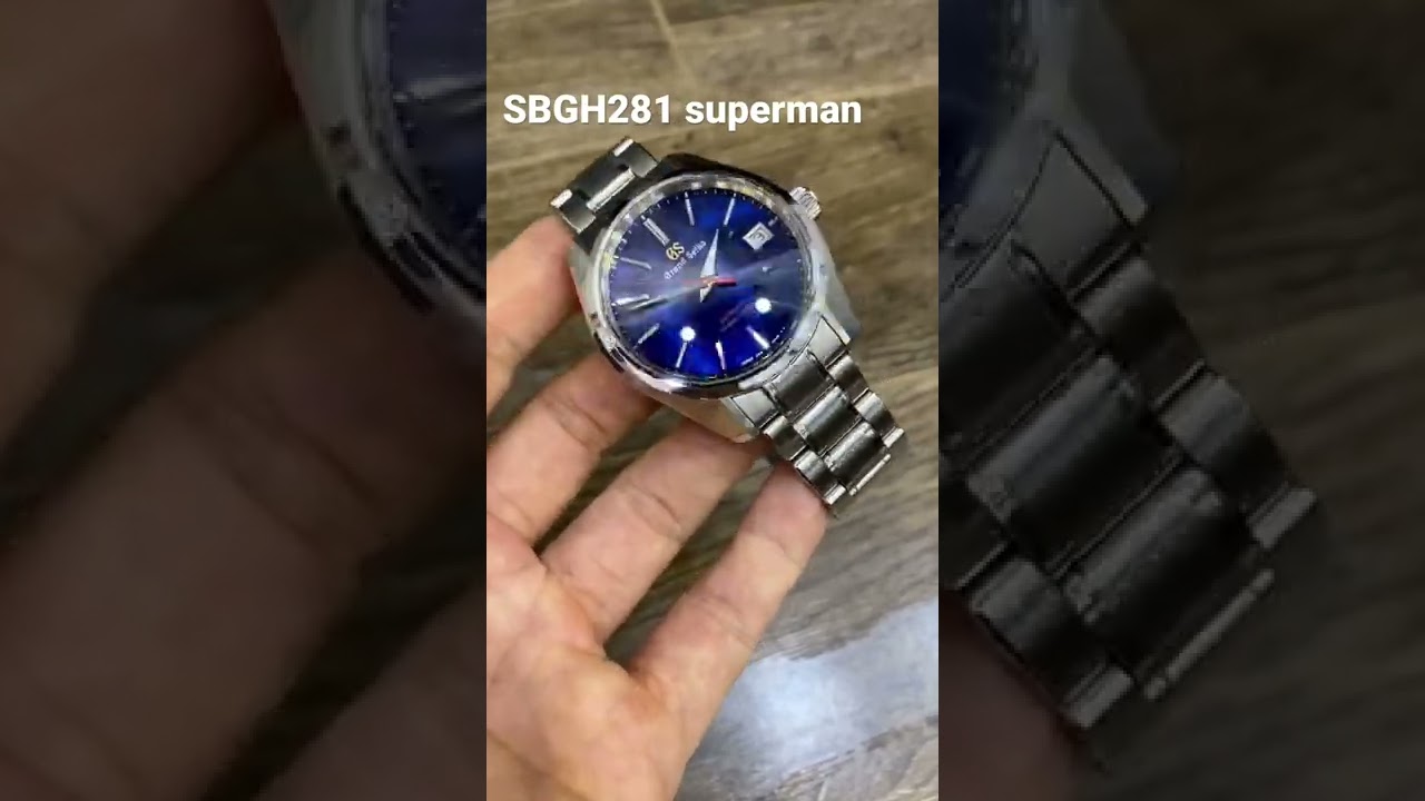[Đẹp/Ảo/Hiếm] Grand Seiko SBGH281 Hi-beat Superman Limited 60 năm GS 
