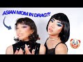 Turning My Mom Into A Drag Queen?! | ASIAN MOM! | worldofxtra