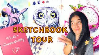 Full Tour of Two Sketchbooks (Why One Took Forever to Finish) + Nature Journaling by John Muir Laws