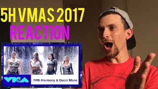 Download Lagu Fifth Harmony Ft. Gucci Mane Perform Down \u0026 Angel (VMAs 2017) REACTION MP3