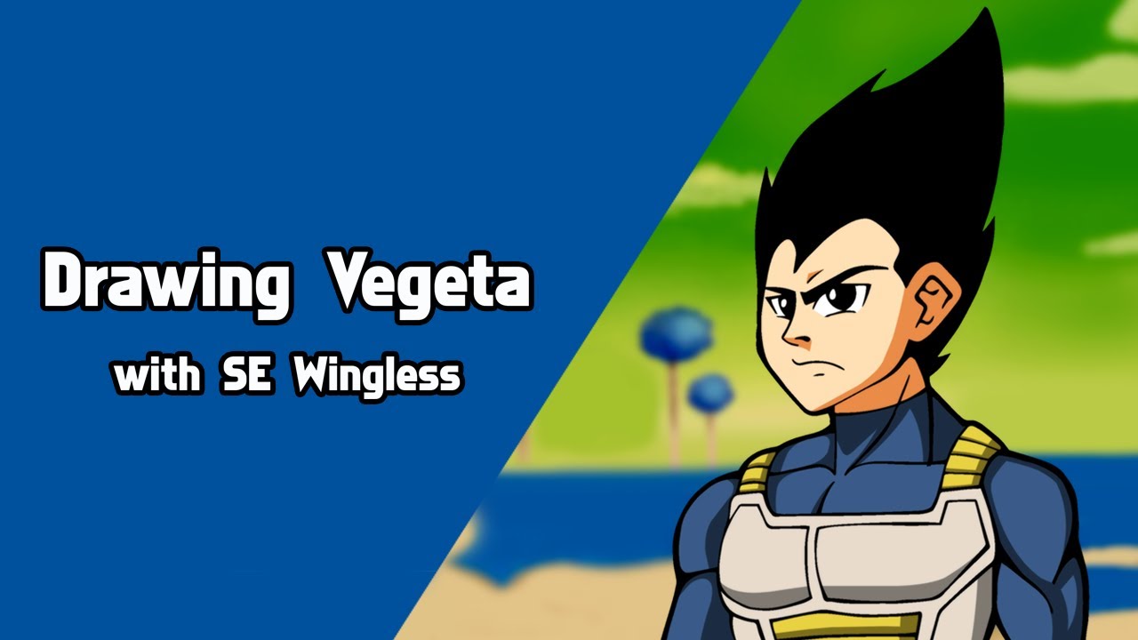 Drawing Vegeta | SE Wingless