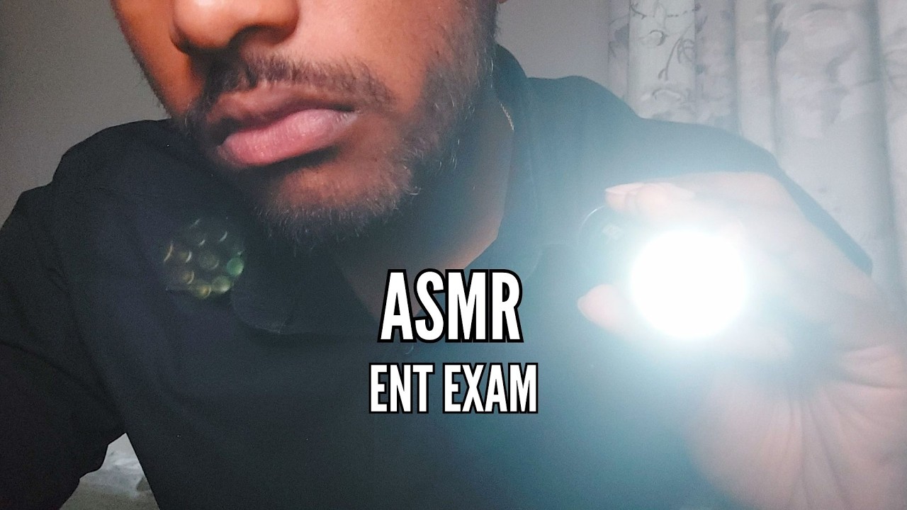 ASMR ENT Exam (Ear, Nose & Throat) Doctor Roleplay Medical Check Up for SLEEP