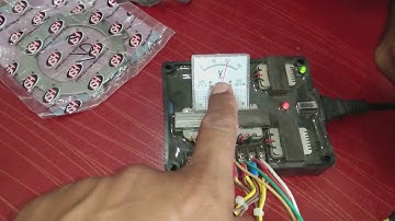 AVR testing and calibration. Generator AVR testing and calibration gadget. This instrument is great.